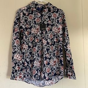 Brand new Floral casual shirt. Size medium